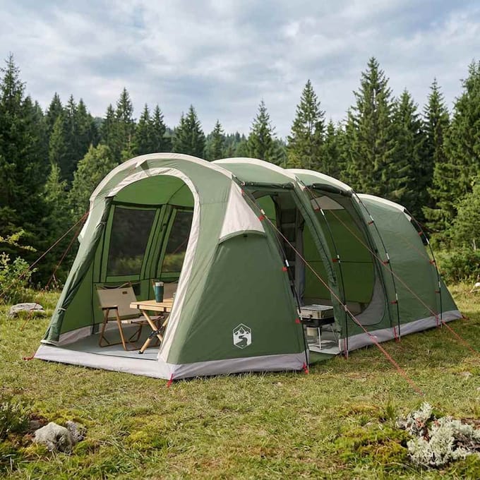 vidaXL - Tunneltent - Groen - 505 - x - 330 - x - 204 - cm