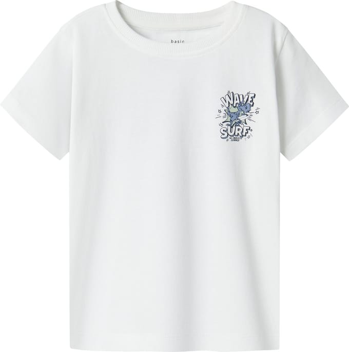 Name it t-shirt jongens - wit - NMMvelix - maat 110