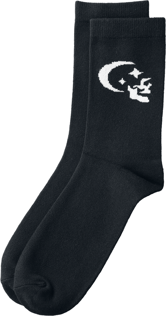 KIHILIST by KILLSTAR - Gothic Sokken - Kihilist 2 Pack Socks - voor Mannen - zwart
