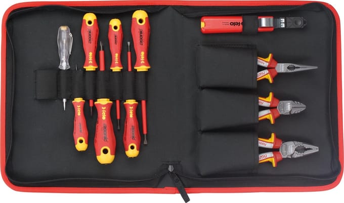 Felo Elektricien Gereedschapset 11 Delen met Etui FL41391104