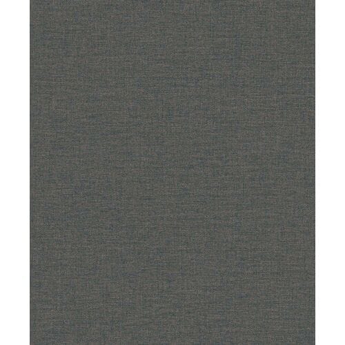 Dutch Wallcoverings - Vliesbehang - Linen & Textures - uni blauw/goud - LT10024
