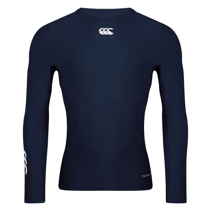 Canterbury Heren Thermoreg Top met lange mouwen (Marine)