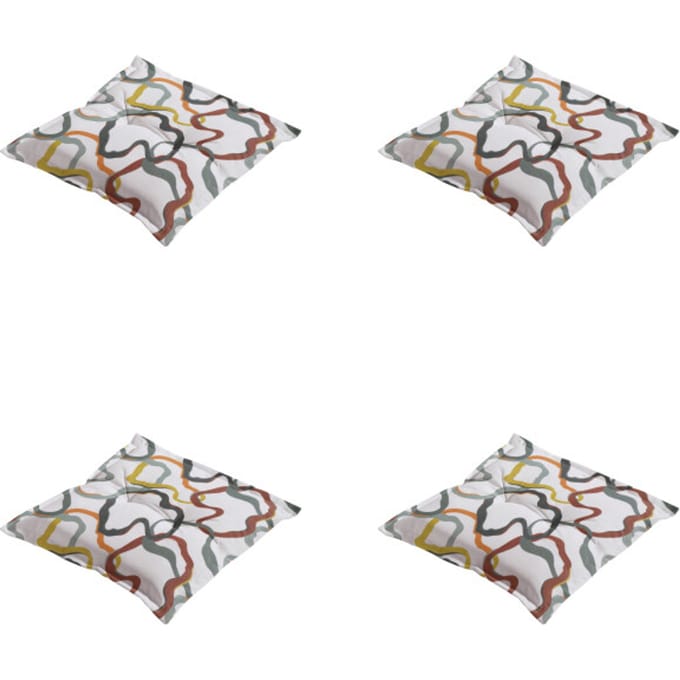 Madison zitkussen blaze - 50x50x7cm set van 4