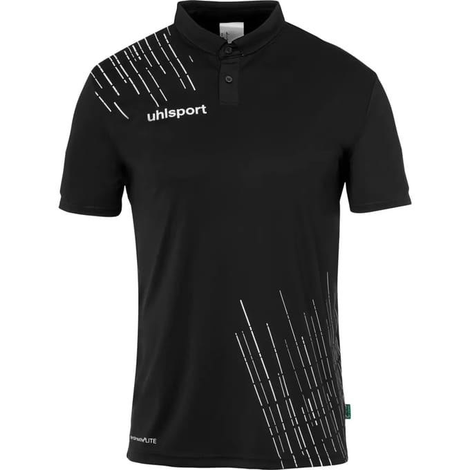 Uhlsport Score 26 Polo Kinderen - Zwart / Wit | Maat: 152