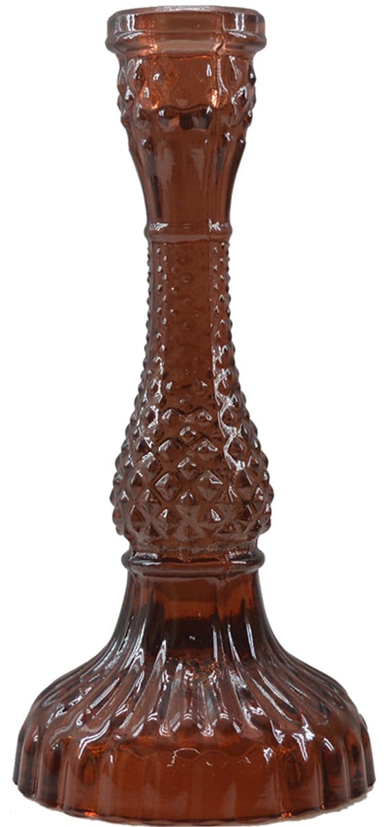 by Mooss - Kandelaar - Glas - Kaanch - Amber - 21cm - Trendy