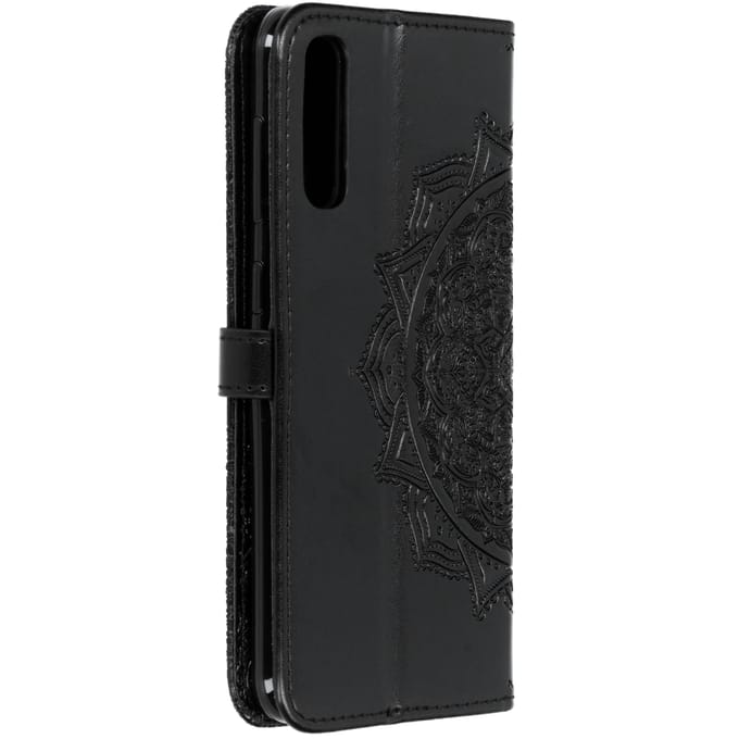 Mandala Bookcase voor de Samsung Galaxy A50 / A30s - Zwart
