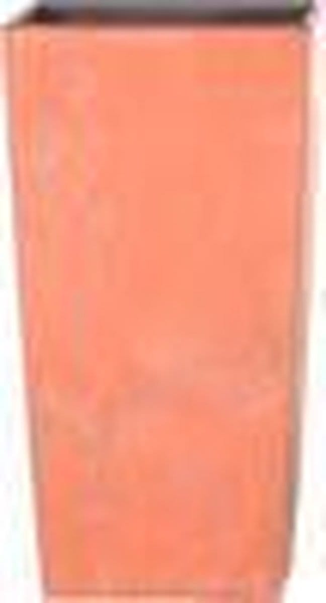 Hoge bloempot 19 l ProsPlust Urbi Square Effect Plastic met Terracotta Storting