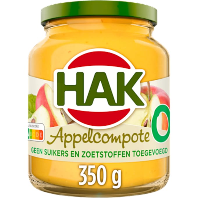Appelcompote 0% suiker toegevoegd