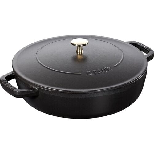 Staub Hapjespan Chistera - Zwart - ø 28 cm / 3.7 liter