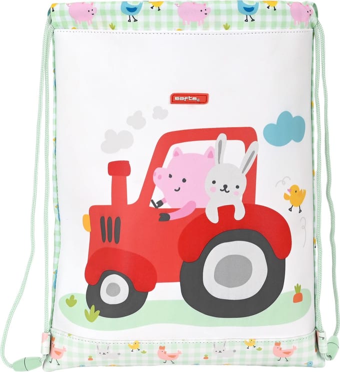 Safta Junior Gymbag, Boerderij - 34 x 26 cm - Polyester
