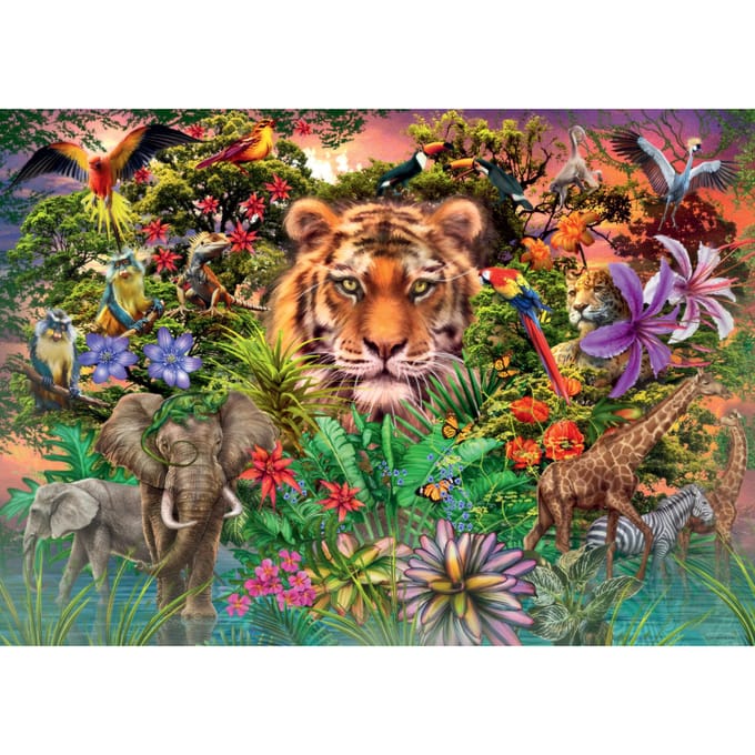 Ravensburger Jungle Tiger 1000 stukjes Volwassenen puzzels