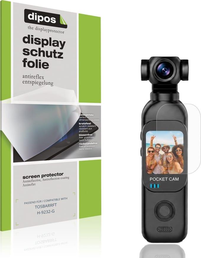 dipos – 4x Matte Beschermfolie geschikt voor TOSBARRFT H-9232-G | Krasbestendige & antireflecterende Screenprotector Ultra-Thin