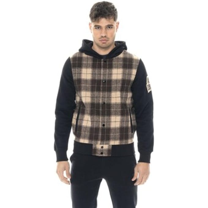 Capuchon sweaters Leone 1947 Man Tartan Fleece Vintage Dept.
