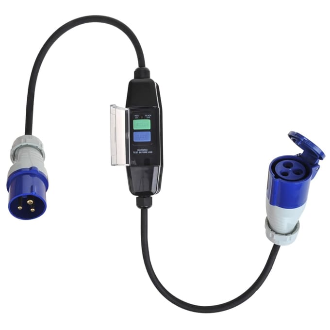 ProPlus Verlengkabel met aardlekschakelaar - 16A - IP44/IP55 - Neopreen - 240V - 3600W