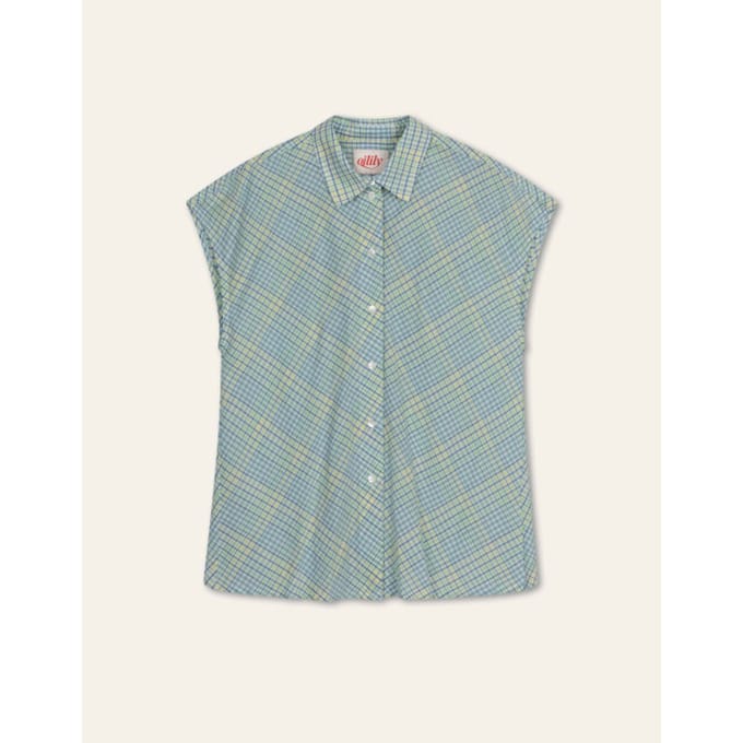 Oilily Banana Blouse- maat40 Blauw Surf