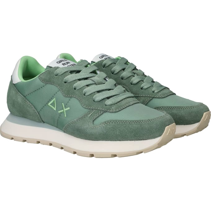 Sun 68 Ally Solid Nylon Sneakers - Dames - Groen - Maat:41