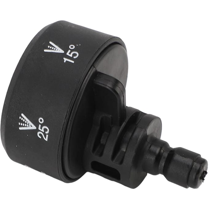 Buse de Nettoyeur Haute Pression 6 Modes Réglables Embouts de Nettoyeur Électrique de Remplacement avec Raccord Rapide 14 Pouces black