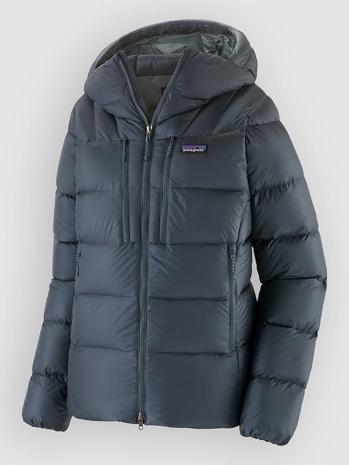 Patagonia Fitz Roy Down Hoody Jas blauw