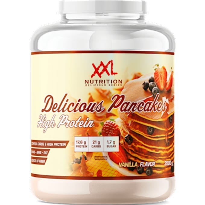 XXL Nutrition - Delicious Pancakes - Vanille - Eiwitpannenkoeken - 1000 g
