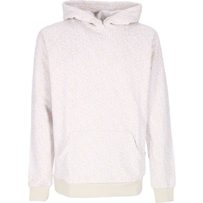 Lichtgewicht sweatshirt met capuchon, monogram Dlynr hoodie voor heren, beige