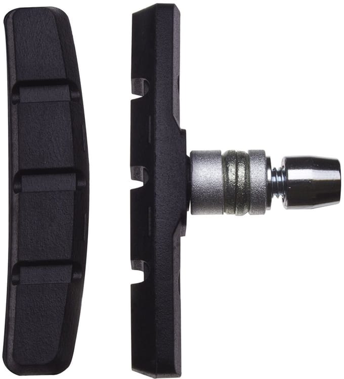 Brakco A2 V-brake 60 Mm Complete Velgremblokken 25 Eenheden Zilver