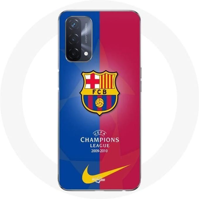 Hoesje - FC Barcelona - Real Madrid - Flexibel - Wit - Oppo A93 5G