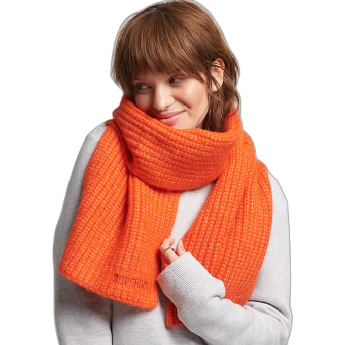 Superdry Dames Geribde Essential sjaal
