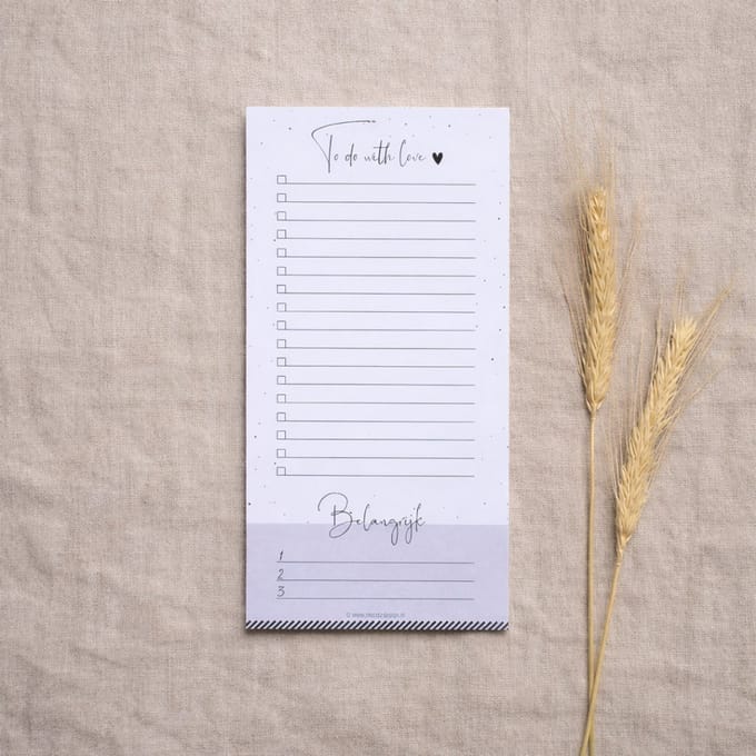 MOODZ design | To do blok | To do planner | To do lijstje | 50 pagina's