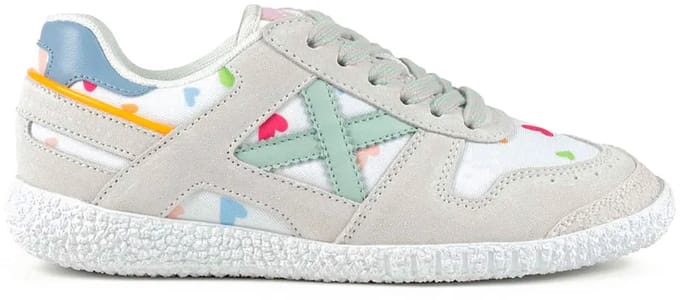 Munich Mini Goal 1627 Schoenen Wit,Grijs EU 36 Kinderen