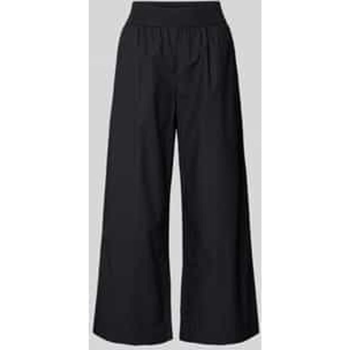 Wide leg culotte met elastische band