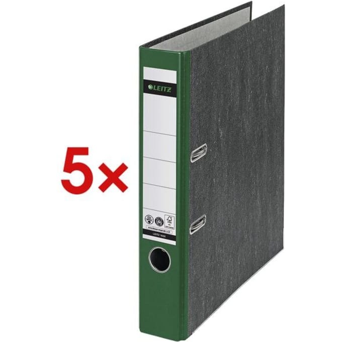 Leitz Ordners 1050 Din A4 Rugbreedte: 52 Mm Groen 2 Beugels 10505055