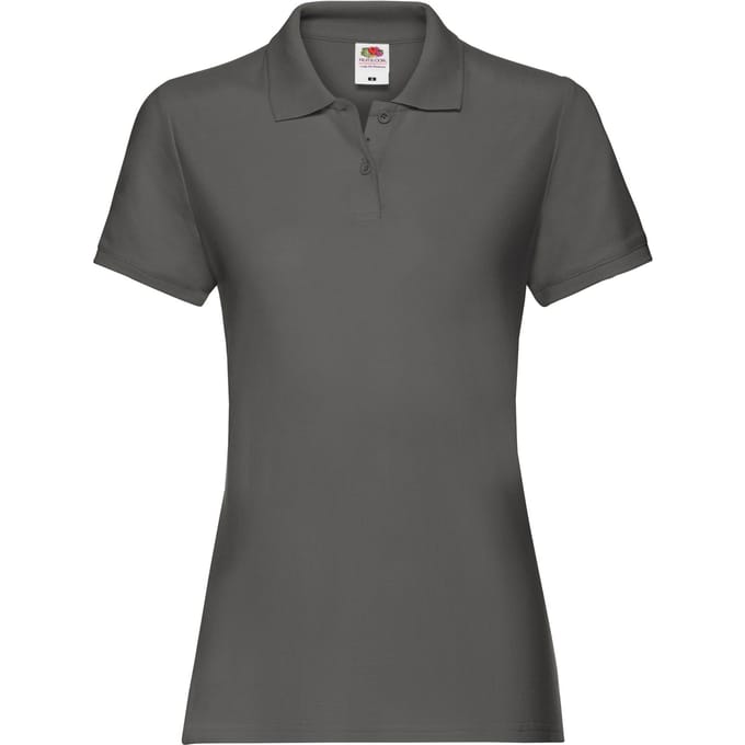 Fruit of the Loom Dames/dames Premium Poloshirt (Licht Grafiet Solid)