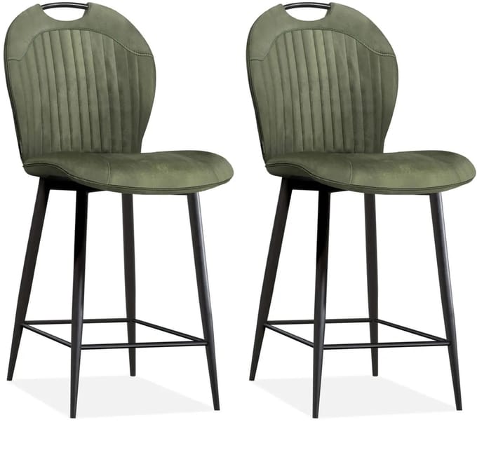 MX Sofa - Barstoel Capri - Olive (set van 2 stoelen)