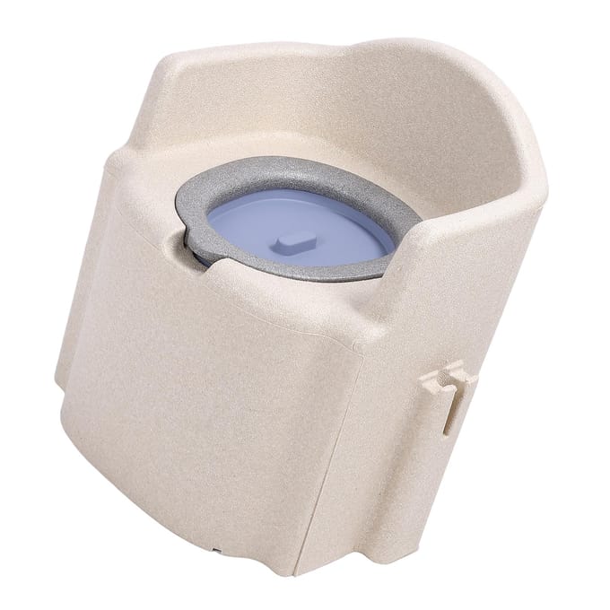 Bedside Commode Chair for Elderly Solid Hollow Bucket Soft Cushion Water Resistant Non Slip EPP