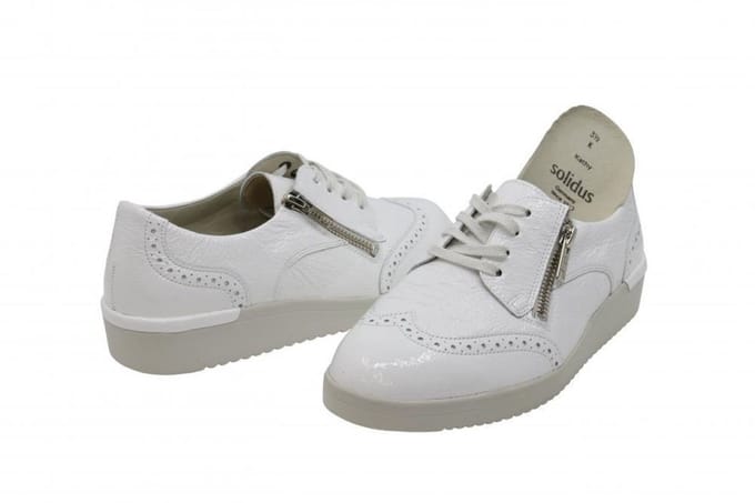 Solidus Veterschoenen - Solidus kathy nappalak weiss veterschoen