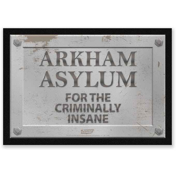 DC Comics Arkham Asylum Entrance Mat