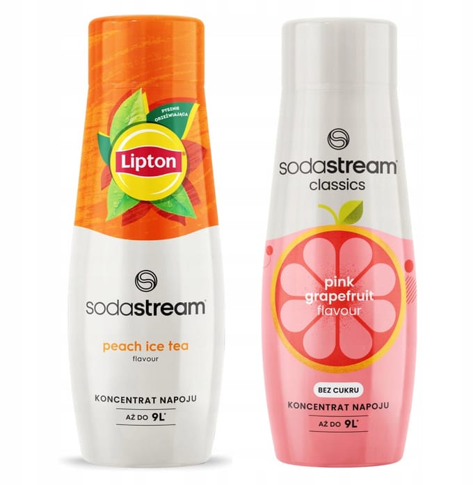 SodaStream Lipton - Limonadesiroop - Perzik - Grapefruit - Suikervrij