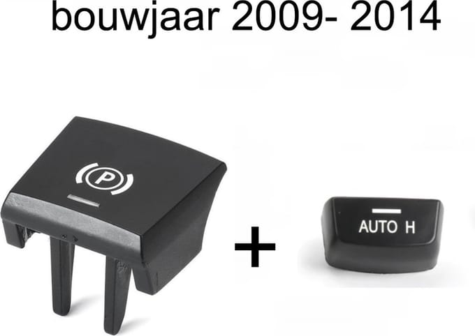 Auto Parking- Handremknop - Handrem P Key Button + AUTO H geschikt voor BMW 5/6 Serie 2009-2014