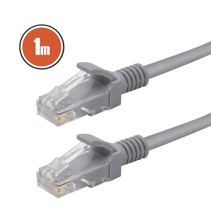 Patch Kabel 1m - 8P/8C Cat.5e UTP Grijs [20360]