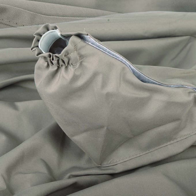 Buitenparasol Vervangend Doek Polyester Parasol Parasol Zonwerend Regenbestendig Tuin gray