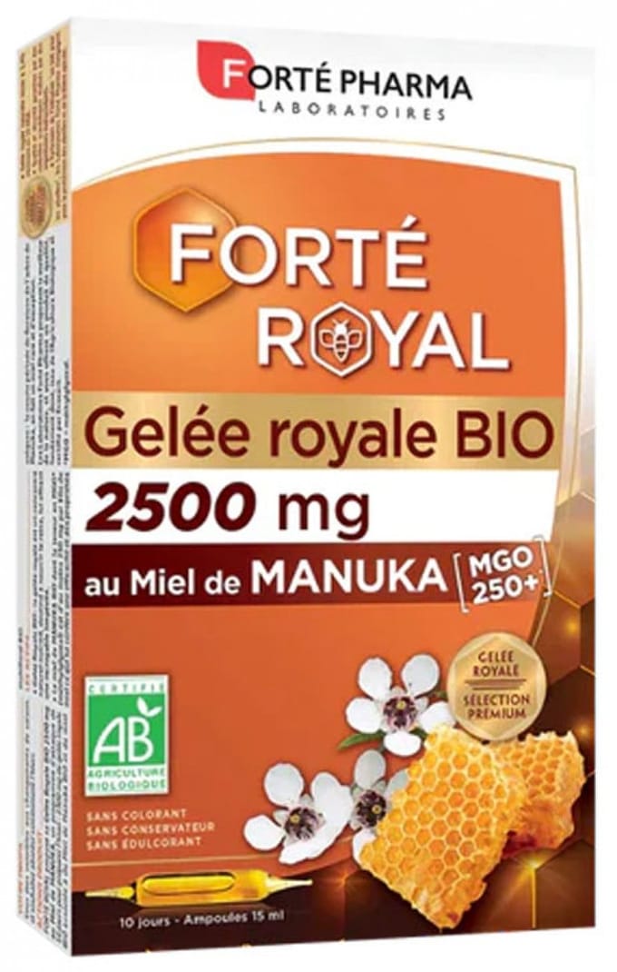 Forté Pharma Forté Royal Koninginnengelei 2500 mg Bio 10 Ampullen