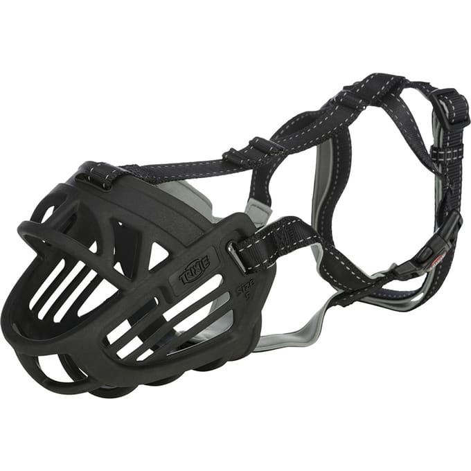 Rubberen muilkorf voor honden Trixie Muzzle Flex