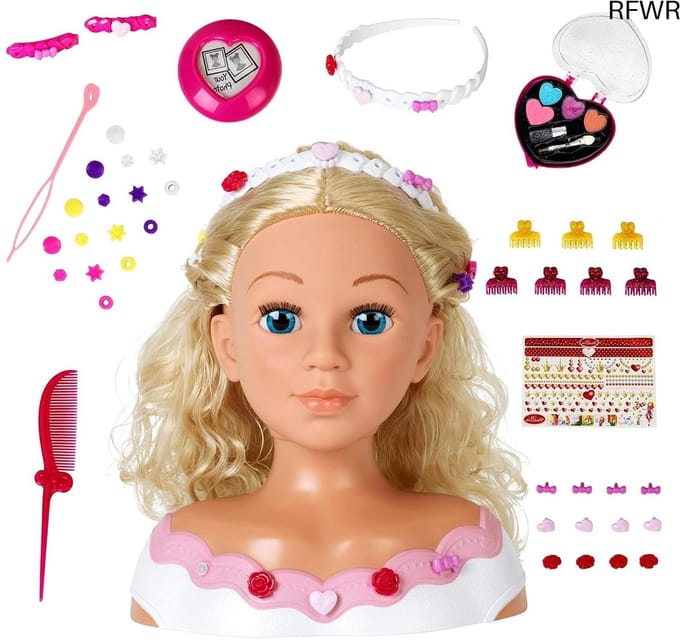 RFWR® Make-up en kappershoofd voor kinderen | Speelgoed voor creatieve kinderen vanaf 3 jaar