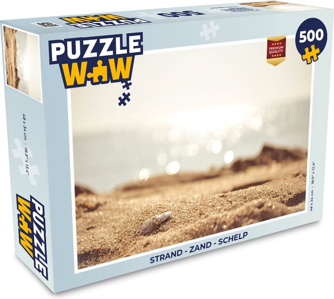 Puzzel Strand - Zand - Schelp - Legpuzzel - Puzzel 500 stukjes