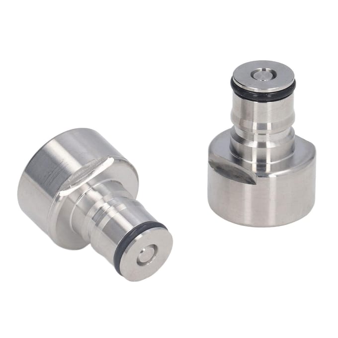5/8FPT Kegkoppeling Adapter RVS Kogelvergrendeling Snelkoppeling Conversiekit voor A D S G white