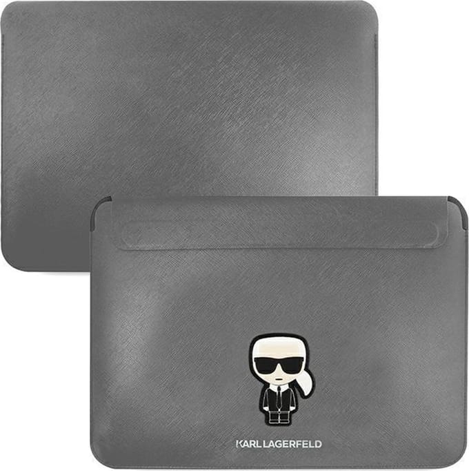 Karl - Lagerfeld - Sleeve KLCS16PISFG - 16 - zilver/zilver - Saffiano - Ikonik - Karl