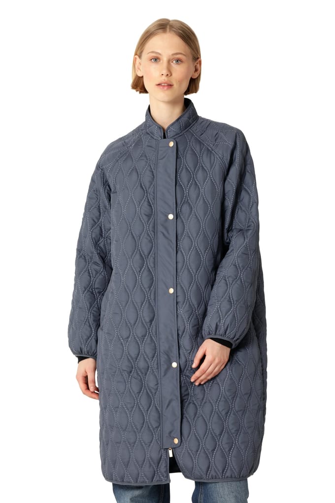 ILSE JACOBSEN HORNBÆK Rain&outerwear Aros05 Ombre Blue Taglia: 44 | Cappotti monopetto Outlet | Donna | Blu