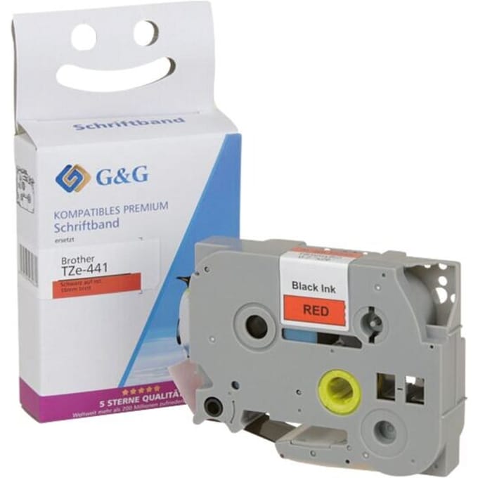 G&G Labeltape Tekstkleur: Zwart