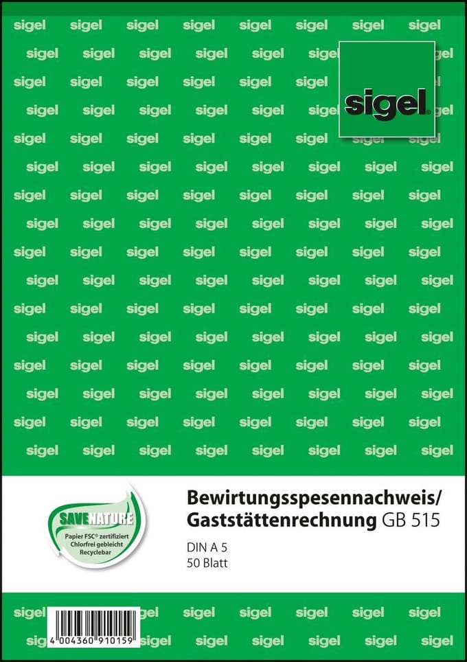 GB515 - 50 sheets - A5 - White