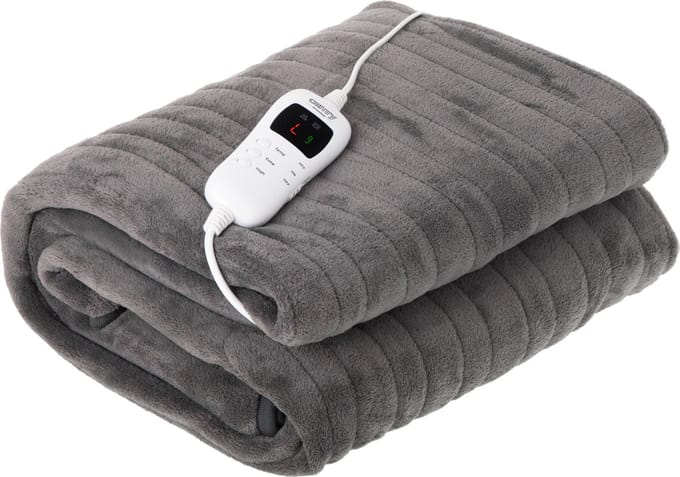 Top Choice - Elektrische verwarmingsdeken met timer ( super soft ) 1 persoons